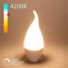 Лампа светодиодная диммируемая Elektrostandard E14 7W 4200K матовая BLE1450 a063764