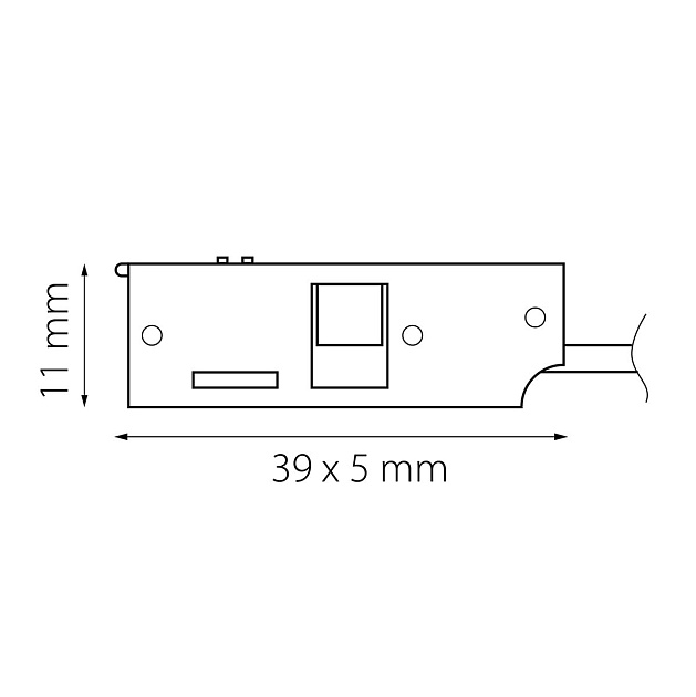 Питание боковое Lightstar Linea 506117 Фото № 2