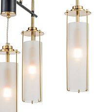 Подвесная люстра Indigo Torcia 11038/5P Brass V000419 2