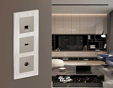 Лицевая панель розетки AMBRELLA VOLT AP3740 1