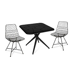 Обеденная группа Sheffilton SHT-DS157 черный/черный 4312747801