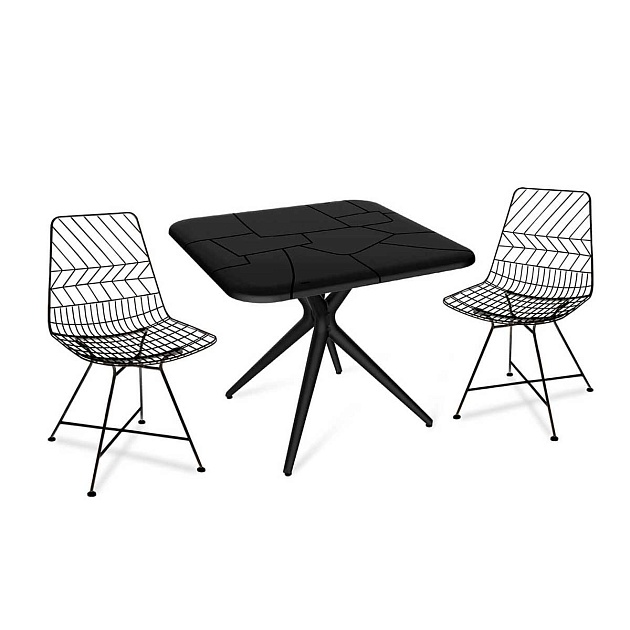 Обеденная группа Sheffilton SHT-DS157 черный/черный 4312747801 Фото № 1