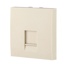 Накладка LK Studio для розетки телефонной, компьютерной RJ,45х45мм (бежевый) LK45 853201-1 1