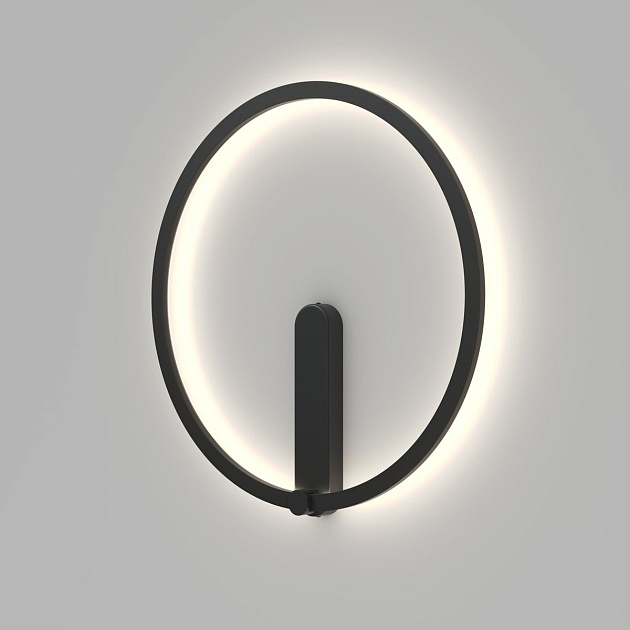 Настенный светодиодный светильник Denkirs Round DK5035-BK Фото № 1