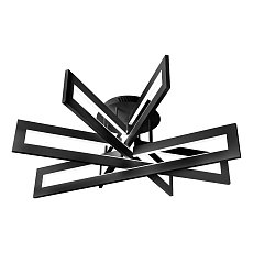 Потолочный светодиодный светильник iLedex Stalker 9082-R800-X 128W BK 1