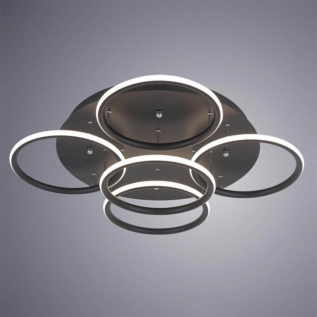 Потолочная светодиодная люстра Arte Lamp A2500PL-5BK изображение 2 Потолочная светодиодная люстра Arte Lamp A2500PL-5BK Фото № 2