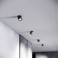 Встраиваемый светодиодный светильник Elektrostandard Stark 25035/LED 8W 4200K чёрный a062932 4