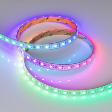 Светодиодная влагозащищенная лента Arlight Бегущий огонь 8W/m 60Led/m 5060SMD разноцветный 5M SPI-P-B60-12mm 12V RGB-PX1-BPT 041615(1)