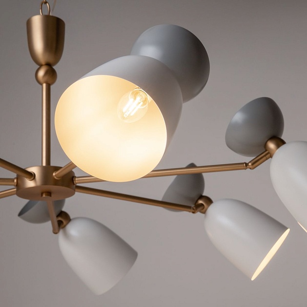 Подвесная люстра Maytoni Cloches MOD113PL-07W изображение 3 Подвесная люстра Maytoni Cloches MOD113PL-07W Фото № 3