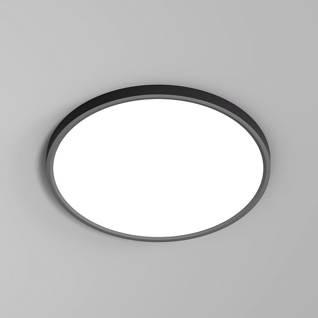 Потолочный светодиодный светильник Denkirs Thin DK6522-BK изображение 1 Потолочный светодиодный светильник Denkirs Thin DK6522-BK Фото № 1