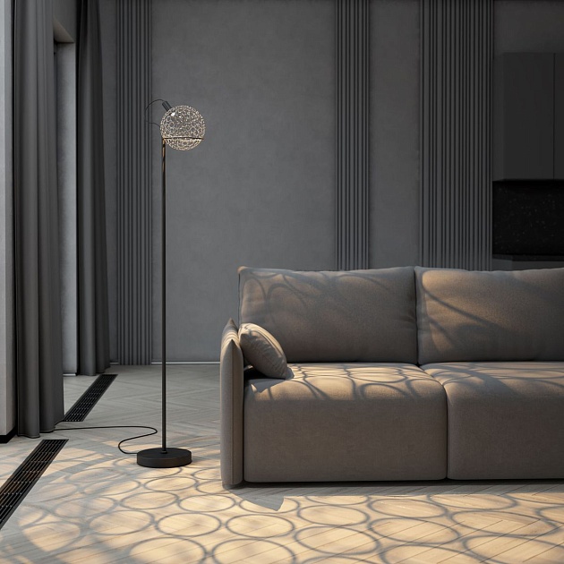 Торшер Eurosvet Gemini 80492/1 черный Фото № 6