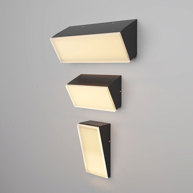 Уличный настенный светодиодный светильник Maytoni Brick O436WL-L20GF3K Фото № 6