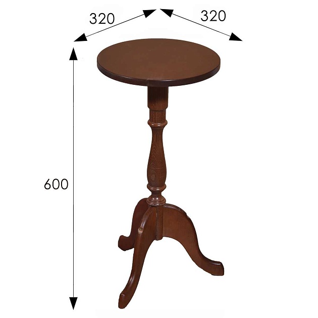 Подставка для цветов Мебелик П2 005457 Фото № 3