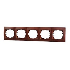 Рамка 5-ая горизонтальная Lezard Mira вишня 701-0601-150