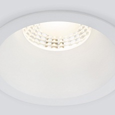 Встраиваемый светодиодный светильник Elektrostandard Lin 15266/LED 7W 3000K WH белый a063925 4