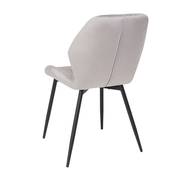 Кухонный стул AksHome Congo светло-серый, велюр 90026 изображение 4 Кухонный стул AksHome Congo светло-серый, велюр 90026 Фото № 4