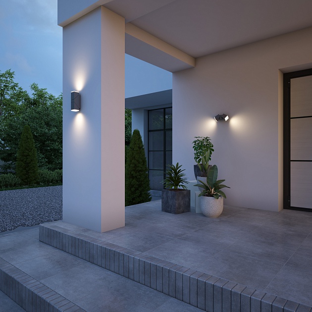 Уличный настенный светодиодный светильник Novotech Street Kaimas 357829 Фото № 6