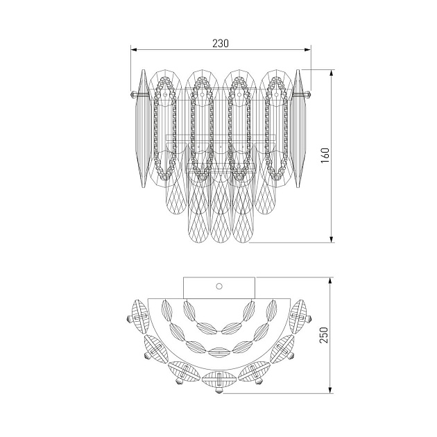 Настенный светодиодный светильник Bogates Chaleur 422/1 изображение 2 Настенный светодиодный светильник Bogates Chaleur 422/1 Фото № 2