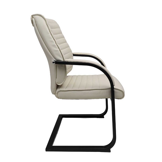 Офисный стул AksHome Augusto кремовый + черный 87591 Фото № 9