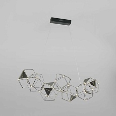 Подвесная светодиодная люстра Eurosvet Uma 90368/7 черный жемчуг