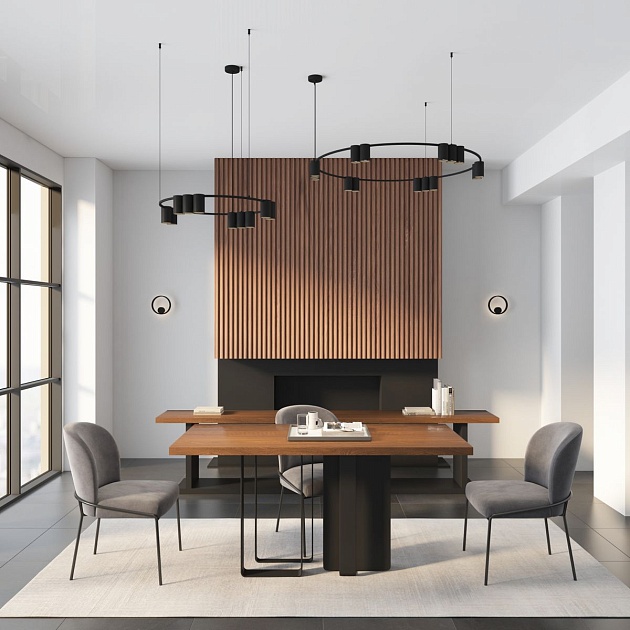 Подвесная люстра Denkirs Orbit DK4065-BK изображение 4 Подвесная люстра Denkirs Orbit DK4065-BK Фото № 4