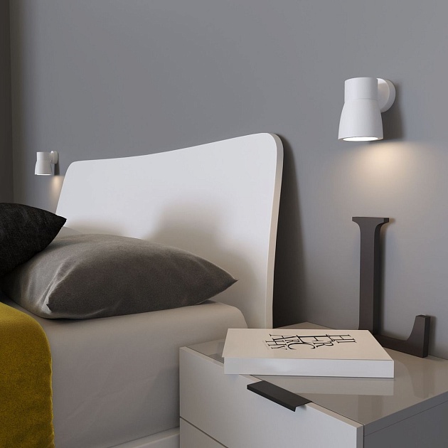 Бра Elektrostandard Cono MRL 1027 белый a061048 изображение 4 Бра Elektrostandard Cono MRL 1027 белый a061048 Фото № 4