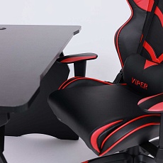 Компьютерный стол AksHome Flyer черный, мдф с карбоновым покрытием 80337 3