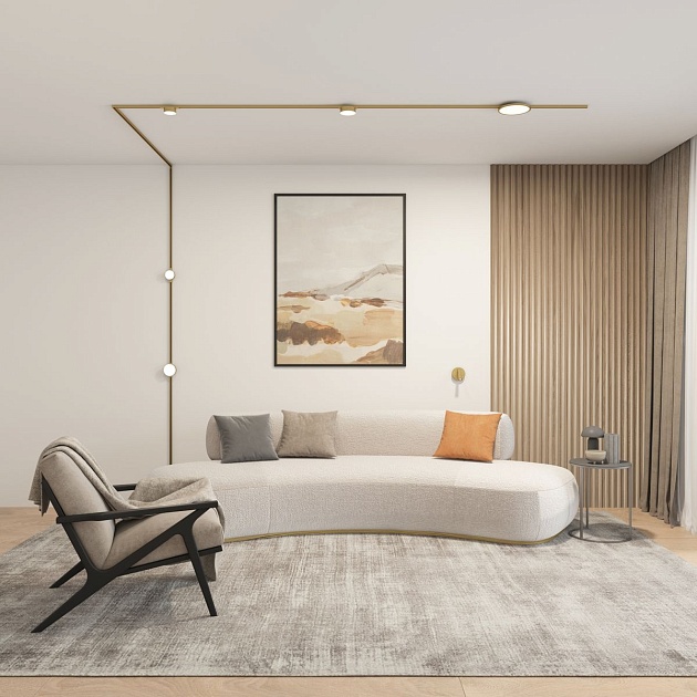 Трековый светодиодный светильник Denkirs Shine Flow DK5762-SB изображение 3 Трековый светодиодный светильник Denkirs Shine Flow DK5762-SB Фото № 3