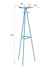 Напольная вешалка Мебелик Галант 217 007156 2