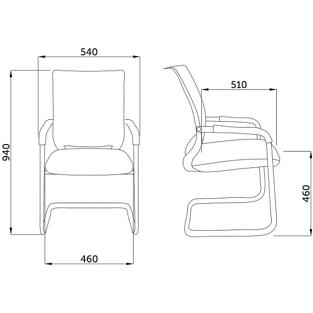 Офисный стул AksHome Lucas черный, сетка 70067 Фото № 2