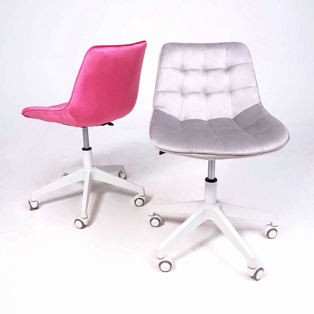 Поворотное кресло AksHome Carolyn велюр, фуксия 91956 изображение 7 Поворотное кресло AksHome Carolyn велюр, фуксия 91956 Фото № 7