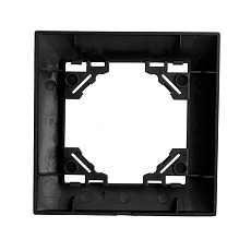 Рамка 1-постовая Stekker Эрна Элегант черный PFR00-9011-03 49661 1