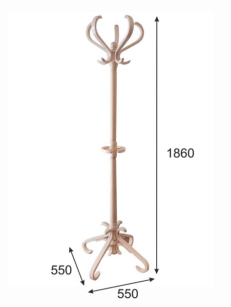 Напольная вешалка Мебелик В 10Н 000860 Фото № 3