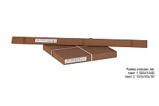 Подставка для цветов Калифорния Шестерочка дуб беленый 5508278901 1