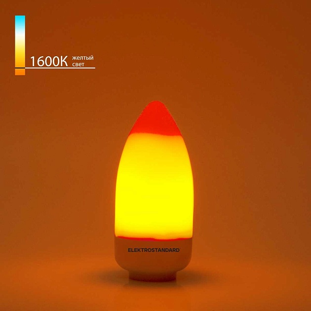Лампа светодиодная Elektrostandard E14 3W 1600K белая a055882 Фото № 1
