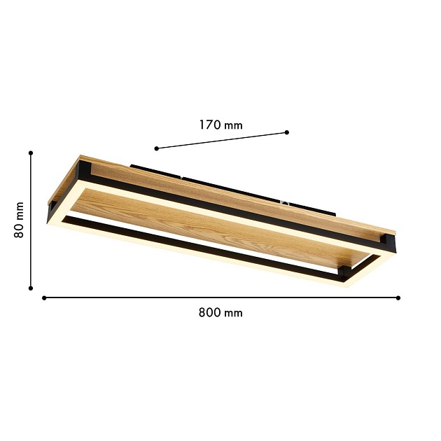 Потолочный светодиодный светильник F-Promo Firkant 4434-3C изображение 2 Потолочный светодиодный светильник F-Promo Firkant 4434-3C Фото № 2