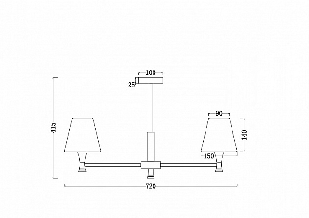 Потолочная люстра Freya Perfetto FR5098PL-05BBS Фото № 2