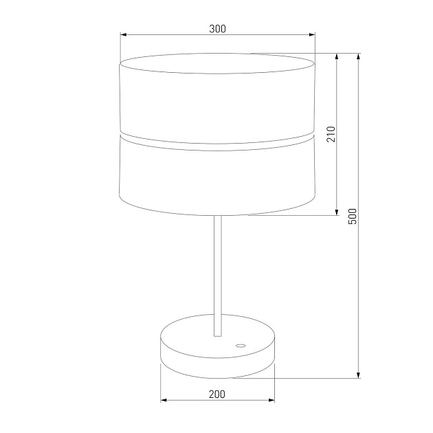 Настольная лампа TK Lighting 5467 Hilton Black Gold Фото № 3