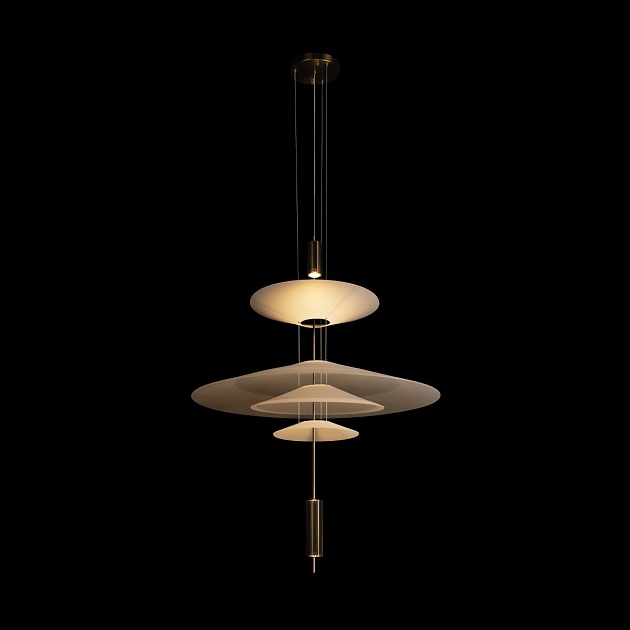 Подвесной светильник Loft IT Skylar 10244/C Brass Фото № 4