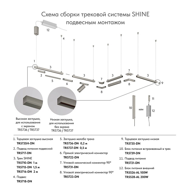 Заглушка Denkirs Shine Base TR5736-DN Фото № 3
