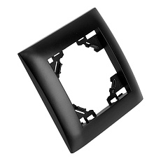 Рамка 1-постовая Stekker Эрна Элегант черный PFR00-9011-03 49661 4