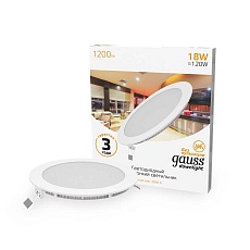 Встраиваемый светодиодный светильник Gauss 939111118 3