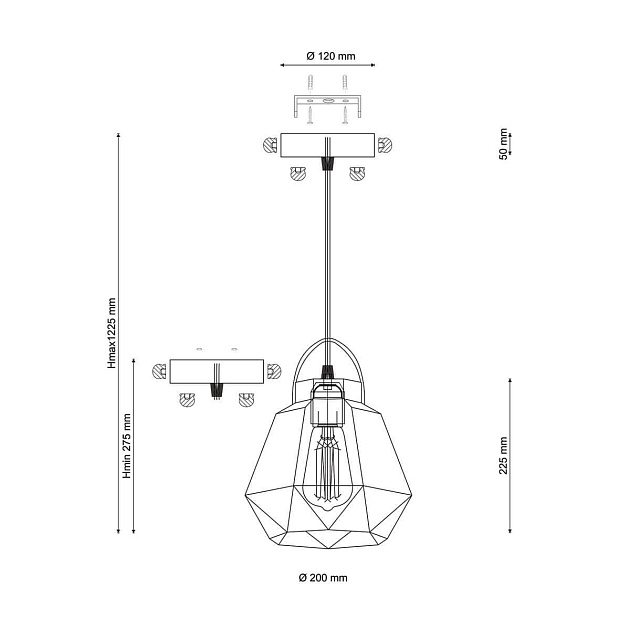 Подвесной светильник Lucia Tucci Narni 1941.1 White Фото № 2