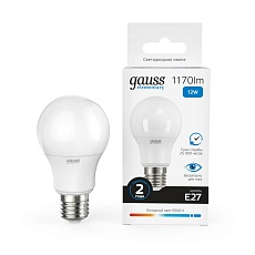 Лампа светодиодная Gauss E27 12W 6500K матовая 23232 4