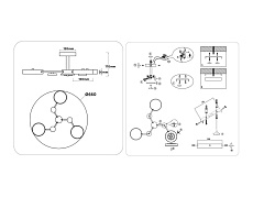 Люстра на штанге Ambrella light COMFORT FL4856 3