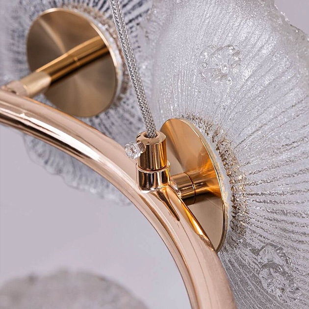 Подвесная светодиодная люстра Arte Lamp Cherish A2097LM-90GO изображение 3 Подвесная светодиодная люстра Arte Lamp Cherish A2097LM-90GO Фото № 3