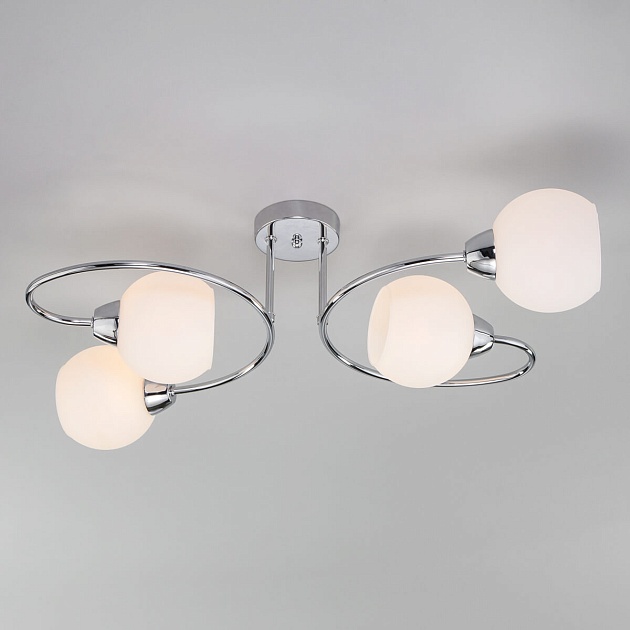 Потолочная люстра Eurosvet Tulia 30136/4 хром Фото № 1