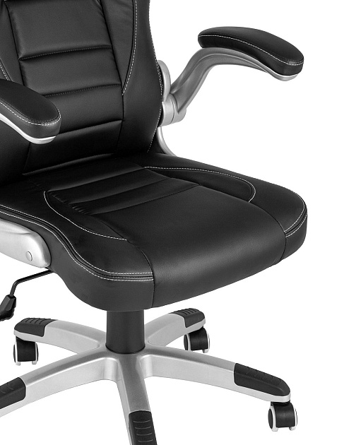 Игровое кресло TopChairs Genesis черное SA-R-10 black изображение 7 Игровое кресло TopChairs Genesis черное SA-R-10 black Фото № 7
