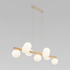 Подвесная люстра TK Lighting 5906 Estera Wood 2