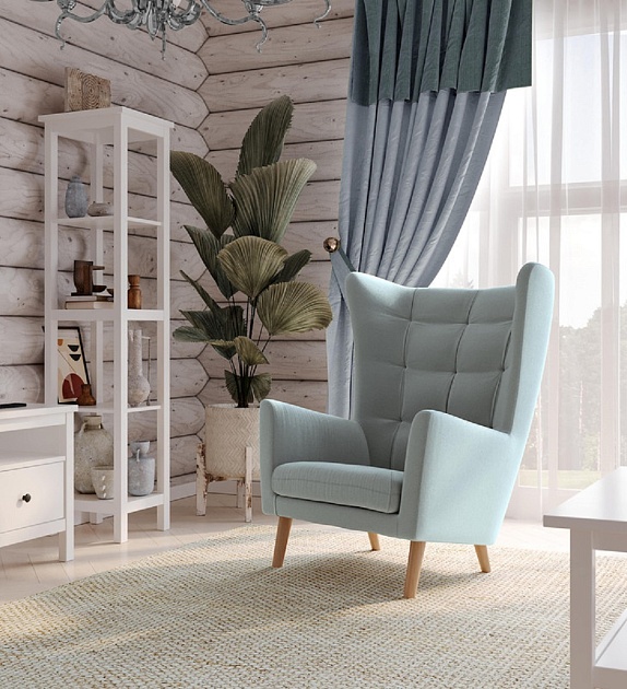 Кресло Шведский Стандарт Саари Malmo 72 мятно-серое SAAACH MA72 изображение 3 Кресло Шведский Стандарт Саари Malmo 72 мятно-серое SAAACH MA72 Фото № 3